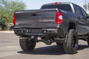 Toyota Tundra Bumper - Rear - Addictive Desert Designs - Stealth Fighter - Hammer Black - `14-`27